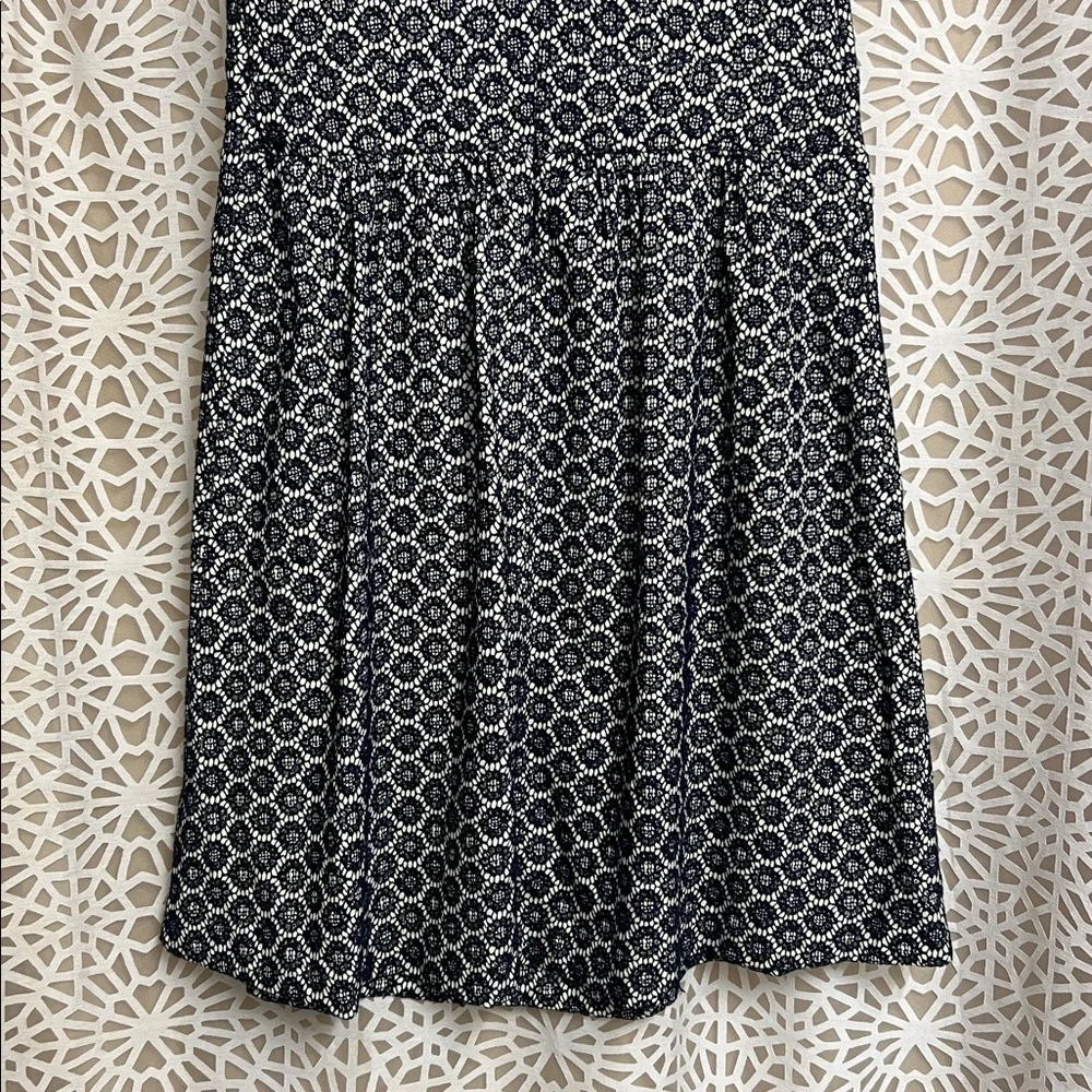 The Limited Navy and Cream Lace Dress
